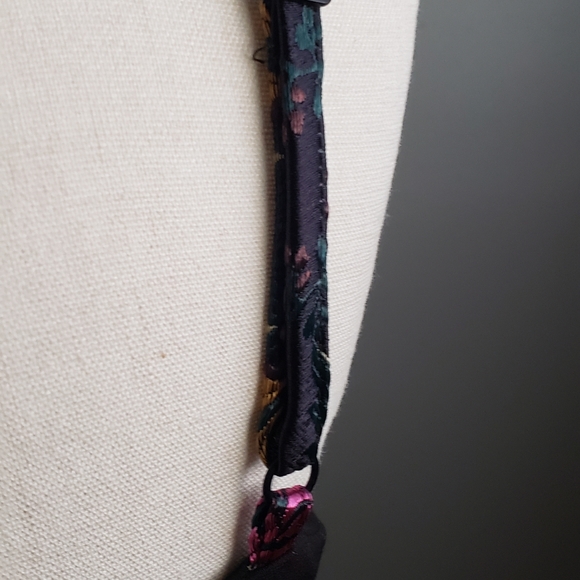 Zara Black Floral Embroidered Mini Dress - Small - Picture 5 of 6